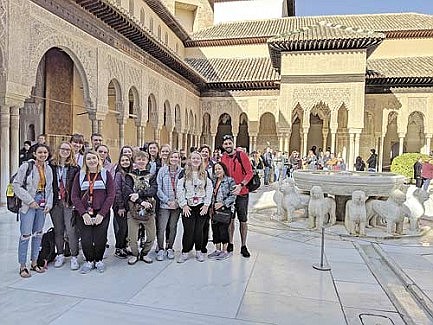 Intense learning for Hodags during 2019 Spring Break in Spain