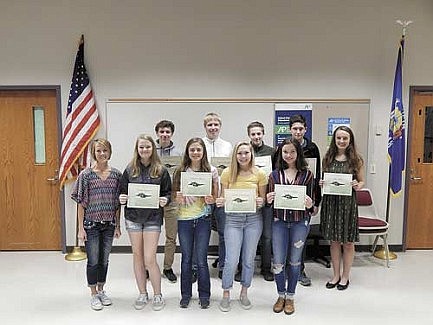 April Students of the Month 