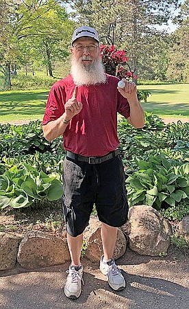 Photo: Koenig scores ace at Pinewood