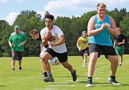 Hodag football holds contact day