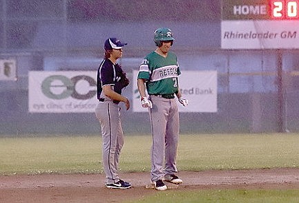 Rebels douse Cubs in rain-shortened win