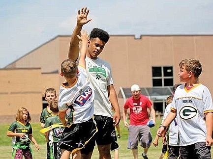 Up high for five!