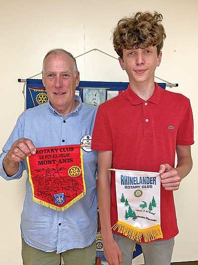 Rhinelander Rotary Club announces leadership change, flag exchange