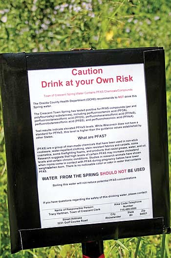 PFAS found in Crescent Town Spring 