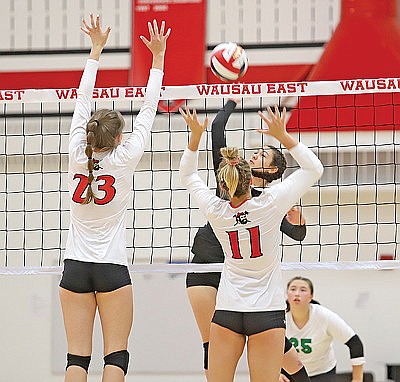 Hodag volleyball swept by Wausau East, Antigo