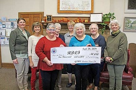 Restrooms rescued: Long-standing relationship between local club and library continues