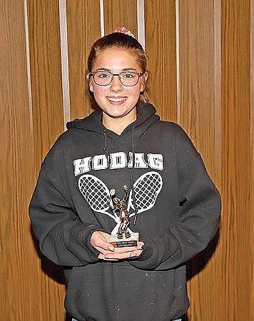 Photo: JV tennis awards