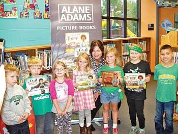 Children's book author visits local elementary school