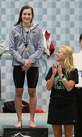 Francis wins fly, back titles, Hodags place fifth at state swim meet