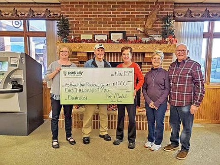 Park City Credit Union donates $1,000 to Pioneer Park pickleball project