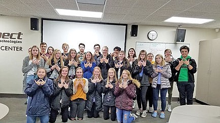 Rhinelander FBLA/DECA takes on Trick or Can food drive