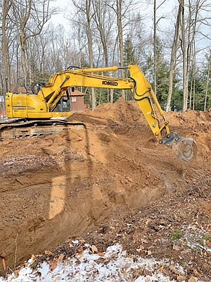 Work begins on 'American Legion Family Cabin'