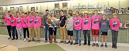 RHS soccer program rallies the pink for two of their own