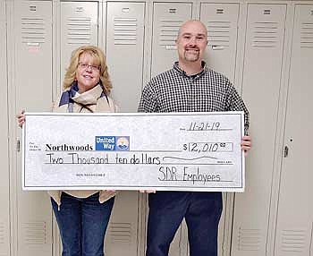 School District of Rhinelander employees donate to Northwoods United Way