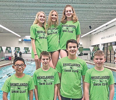 Swim club members compete at single-age state meet