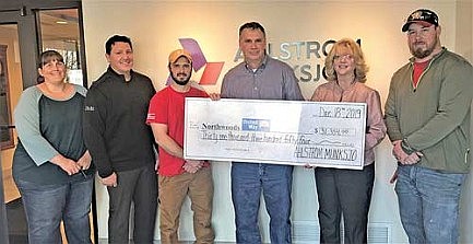 Ahlstrom-Munksj&#246; contributes to Northwoods United Way