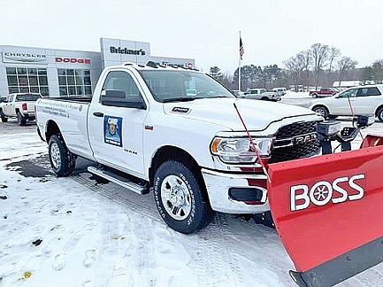 Camp American Legion takes delivery of new plow truck 