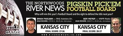 Paulson, Meyer to duel for River News Pigskin Pick'em Championship