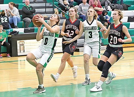 RHS girls' hoops splits with Medford, SPASH