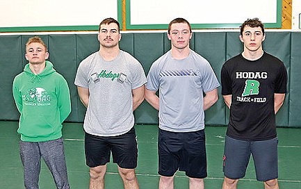 Four Hodag wrestlers look to punch state tickets today
