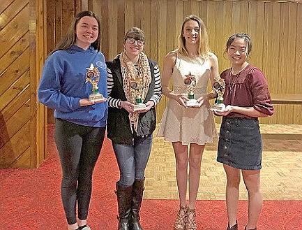 RHS gymnasts honored for their season