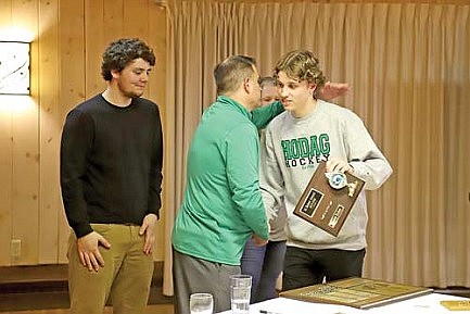 Zuiker wins Hodag hockey's Al Baker Award