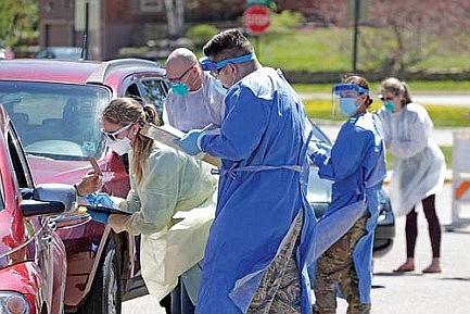 National Guard conducts COVID-19 testing in Rhinelander