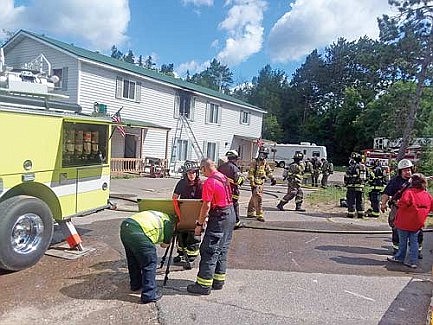 County W apartment fire  