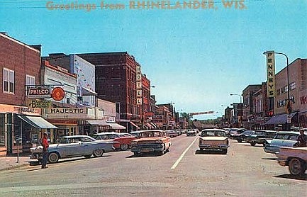 Rhinelander Revisited:  The shifting scenery of the downtown district