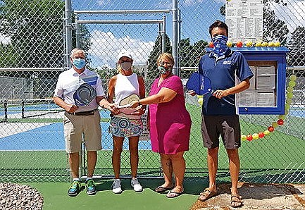 PHOTO: Pickleball wager benefits NATH 