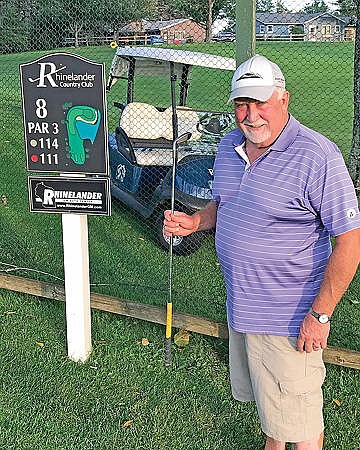 Photo: Edwards aces at Rhinelander C.C. 
