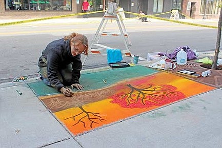 Chalk art 