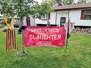 A night of fright: Sprecksel's Slaughterhouse invites all who dare to enter on Halloween night