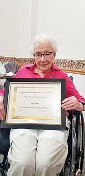 Former elementary school teacher honored