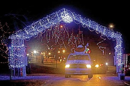 Santa leads the way