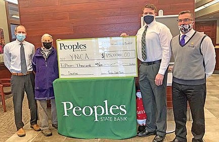 Peoples State Bank supports YMCA of  the Northwoods campaign with $15,000 gift