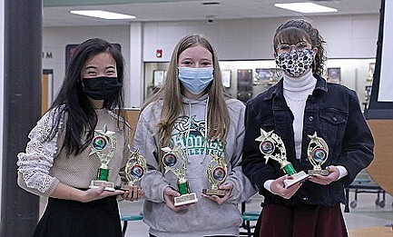 Four RHS gymnasts honored for high marks