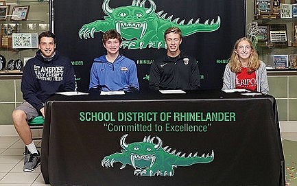 Signing day: Four Hodags declare college intentions