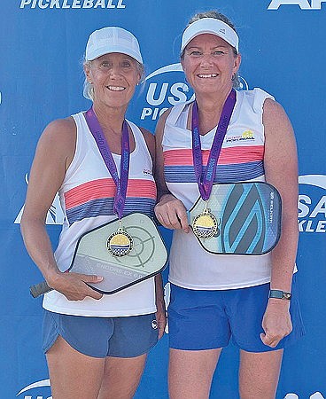 PHOTO: Local pair wins national pickleball tournament