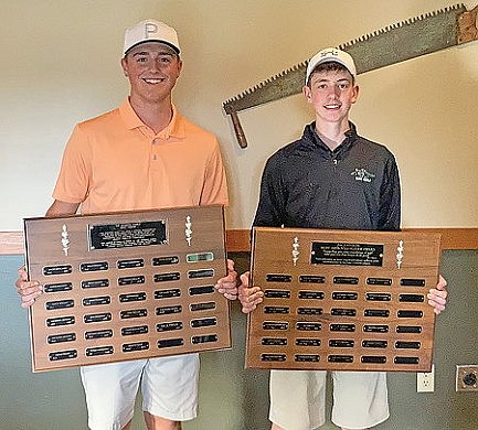 Gechas, Henrichs finish golf season at sectionals
