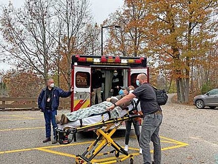 Emergency simulation