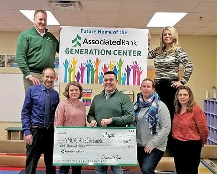 Associated Bank announces $20,000 gift to the YMCA of the Northwoods Building for the Future Campaign