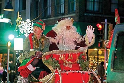 Here comes Santa Claus