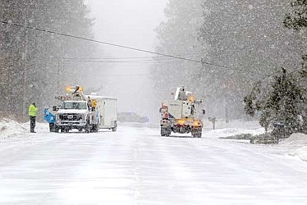 Area experiences wild temperature swing, hurricane-force winds, heavy fog and snow all in 24 hours