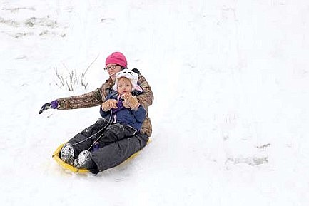 Sledding Sarocka