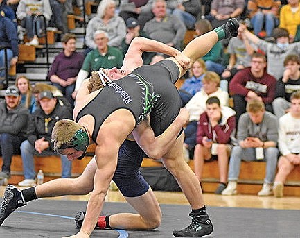 Ostermann achieves state goal in wrestling return