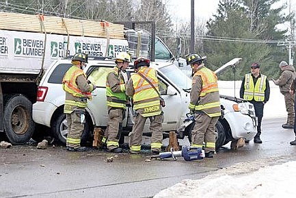 Two-vehicle crash