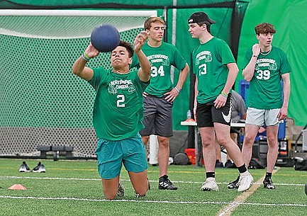 Photo: Football combine