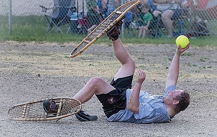 Snowhawks beat Lakeland Times in snowshoe baseball opener