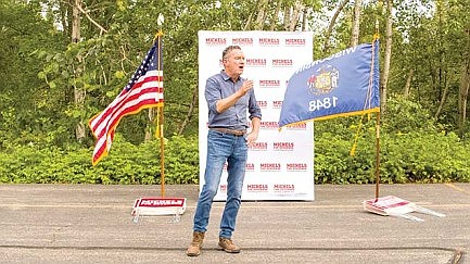Tim Michels in Rhinelander 